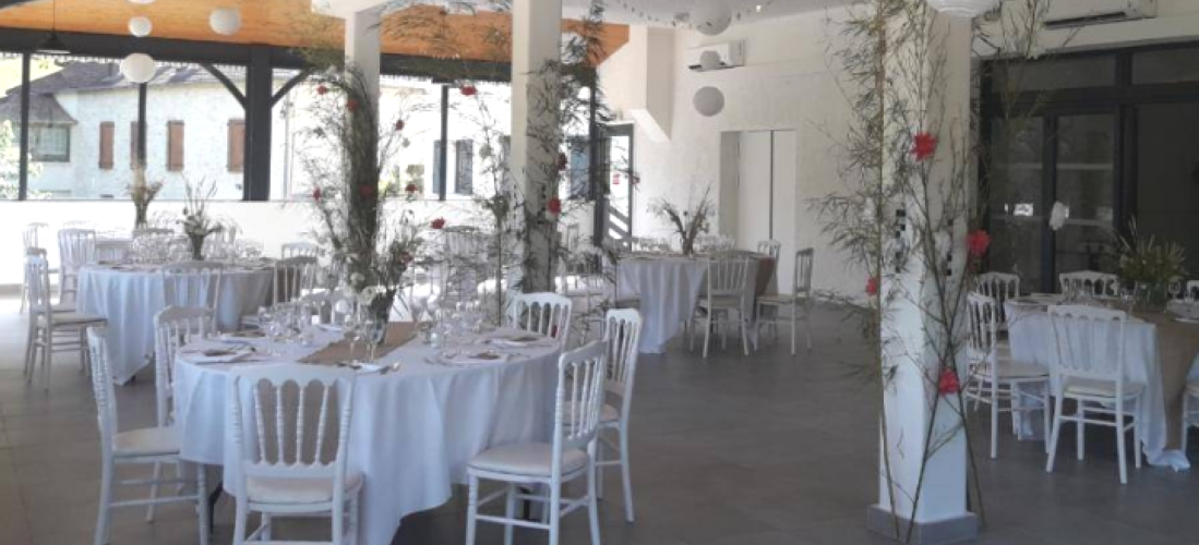 Location de salle pour mariage, banquet, cocktail, séminaire au Hameau de La Vallée, Cornusson 82160 Caylus